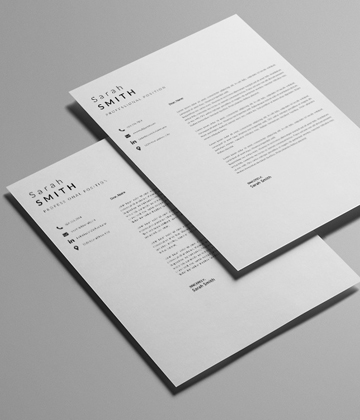 Cover Letter + Resume Samples Image