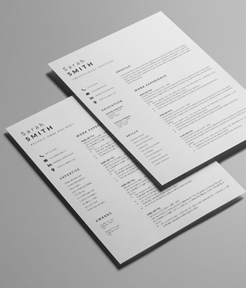 Cover Letter + Resume Samples Image